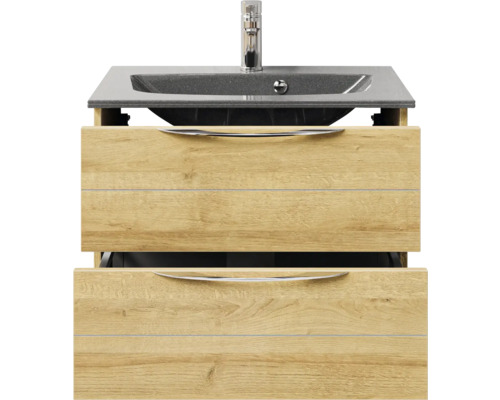 Waschtischunterschrank mit zwei Schubladen und Waschtisch