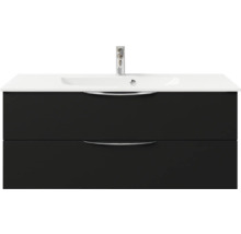 Waschtischunterschrank mit Waschbecken und zwei Schubladen