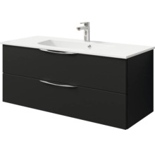 Waschtischunterschrank mit Waschbecken und Armatur