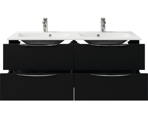 Doppelwaschtisch mit Unterschrank und vier Schubladen