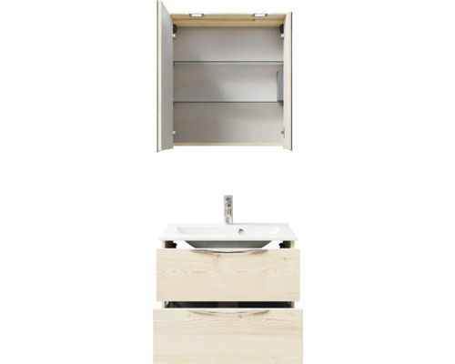 Badezimmer Waschtischkombination mit Spiegelschrank und Unterschrank