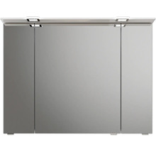 Badmöbelset 3-teilig Pelipal Sunline 300 BxHxT 97 x 200 x 48 cm Frontfarbe weiß hochglanz mit Waschtisch Mineralmarmor Griff chrom SET-164-082