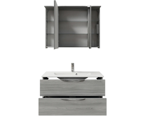 Waschtisch mit Spiegelschrank für das Badezimmer