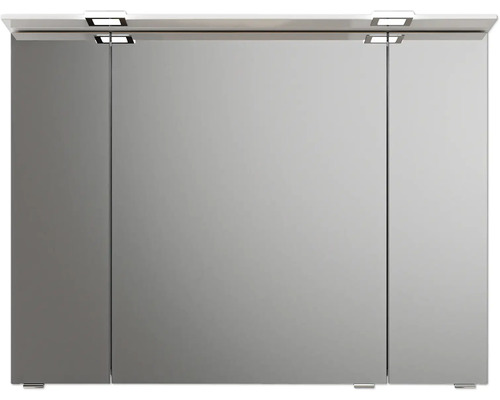 Spiegelschrank mit drei Türen und Beleuchtung