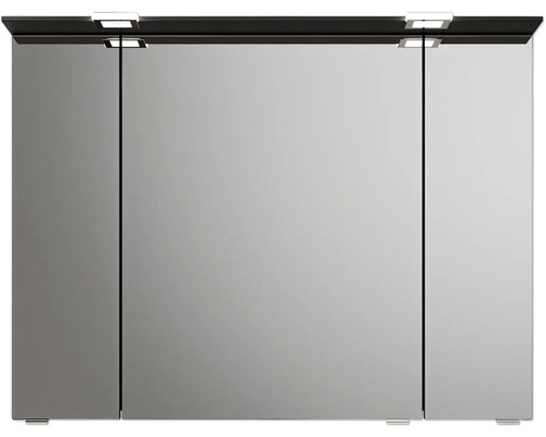 Spiegelschrank mit drei Türen und Beleuchtung