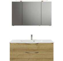 Badezimmer Waschbeckenunterschrank mit Spiegel und Beleuchtung
