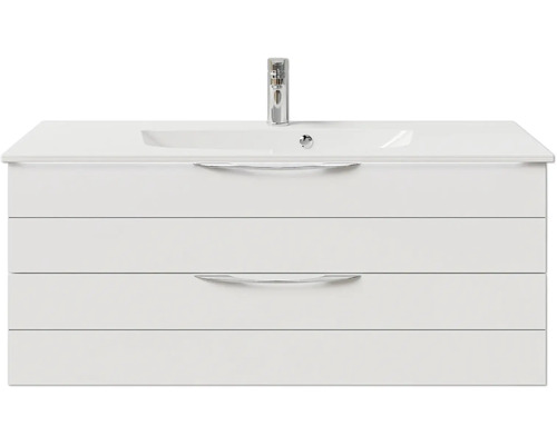 Waschtisch mit zwei Schubladen und Armatur