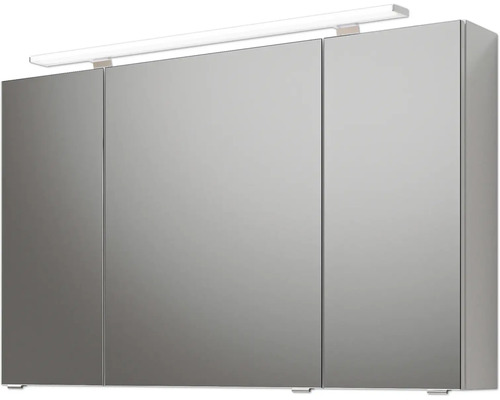 Spiegelschrank mit drei Türen und Beleuchtung