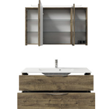 Waschtischkombination mit Spiegelschrank für das Badezimmer