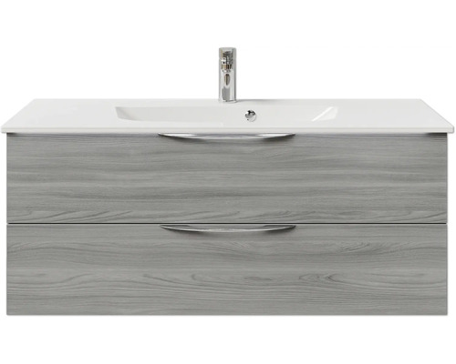 Waschtischunterschrank mit zwei Schubladen und Waschbecken