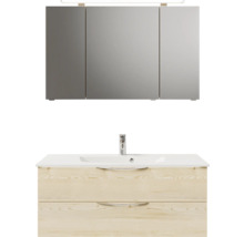 Waschtisch mit Unterschrank und Spiegelschrank für das Badezimmer