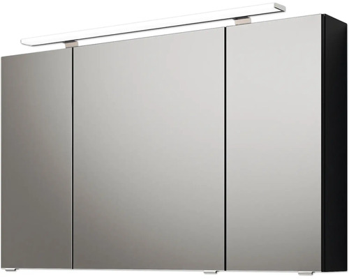 Spiegelschrank mit drei Türen und Beleuchtung