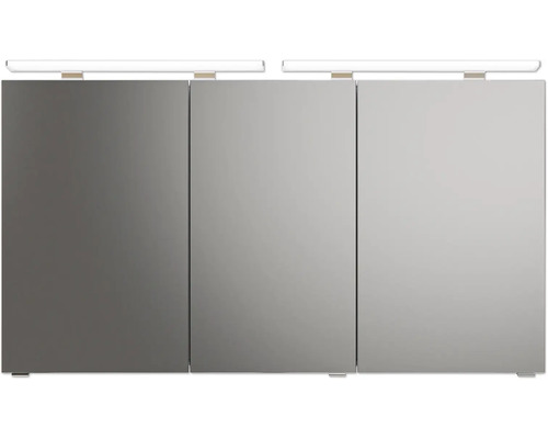 Spiegelschrank mit drei Türen und Beleuchtung