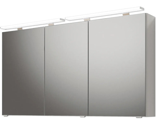 Spiegelschrank mit drei Türen und Beleuchtung