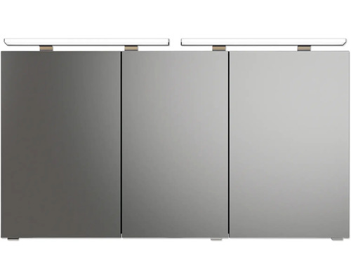 Spiegelschrank mit drei Türen und Beleuchtung