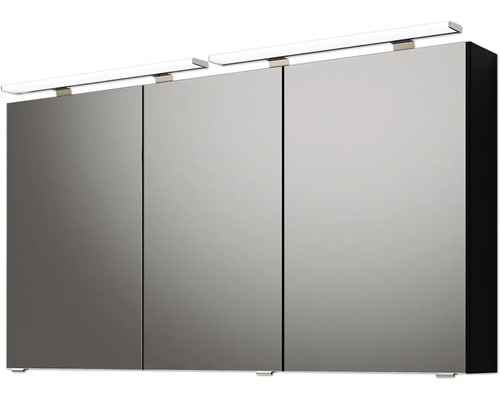 Spiegelschrank mit drei Türen und Beleuchtung