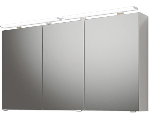 Spiegelschrank mit drei Türen und Beleuchtung