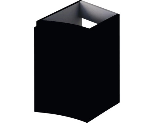 Unterschrank Baden Haus Vague BxHxT 34 x 55 cm x 42 cm Frontfarbe schwarz matt rechts 55283