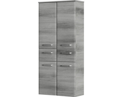 Hochschrank mit Türen und Schubladen für Badezimmer