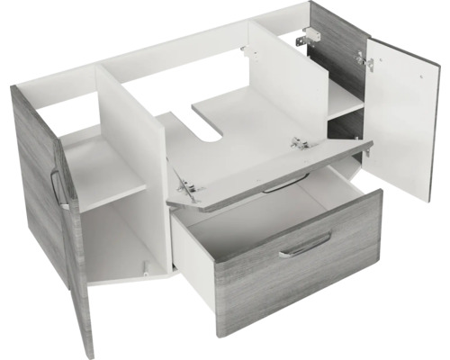 Waschbeckenunterschrank mit Schublade und Türen