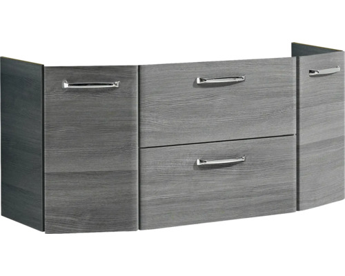 Waschtischunterschrank mit zwei Schubladen und Griffen