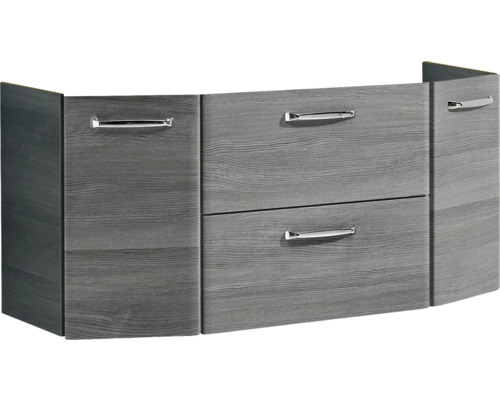 Waschbeckenunterschrank mit zwei Schubladen und Holzoptik