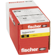 Fischer DuoXpand 8x100 T Dübel, 50 Stück in Kartonverpackung