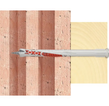 Universaldübel in Wand und Holz