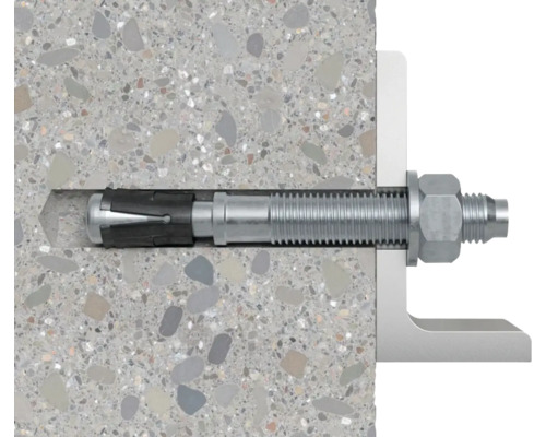 Metallanker zur Befestigung in Betonwand