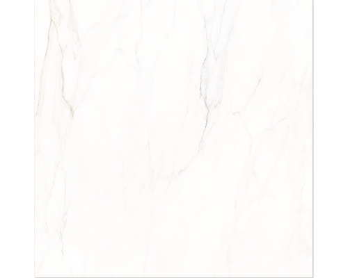 Nahaufnahme einer hellen Marmorplatte.