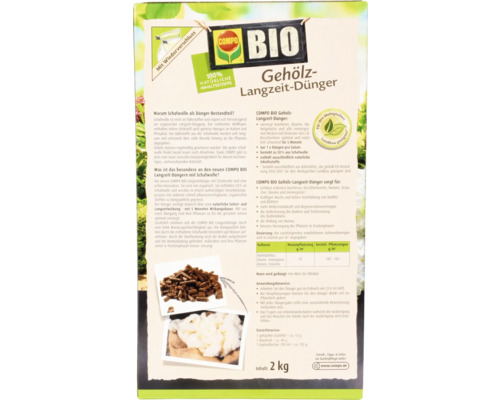 COMPO BIO Gehölz Langzeit Dünger Packung