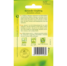 Koriander Einjährig Samenpackung