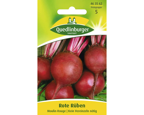 Rote Rübe 'Moulin Rouge' Quedlinburger Gemüsesamen