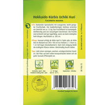 Hokkaido Kürbis Uchiki Kuri Saatgutpackung