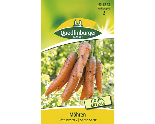 Möhre 'Rote Riesen 2' Quedlinburger Gemüsesamen