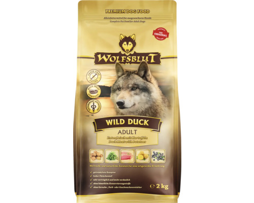 Wolfsblut Trockenfutter Wild Duck Adult 2 Kilogramm
