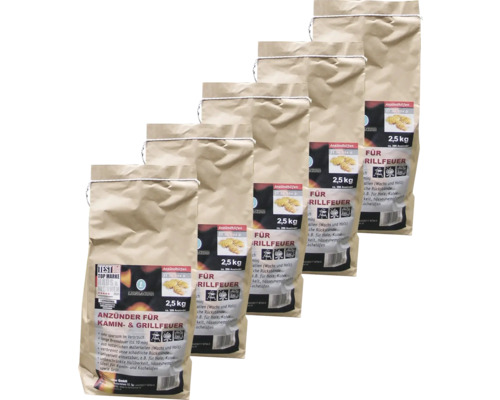 Anzünder für Kamin- und Grillfeuer Lienbacher ab 5 x 2,5 kg ca. 200 St Anzünder für Kamin- und Grillfeuer Lienbacher ab 5 x 2,5 kg ca. 200 St