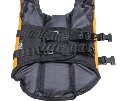 Hundeschwimmweste mit Gurten und Schnallen