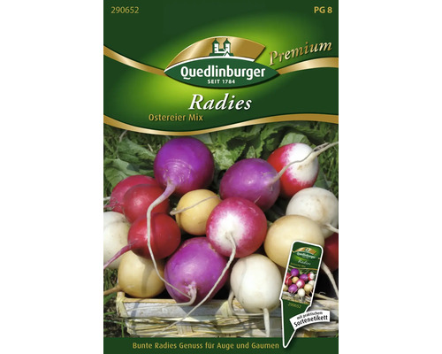Radieschen 'Ostereier Mischung' Quedlinburger Gemüsesamen