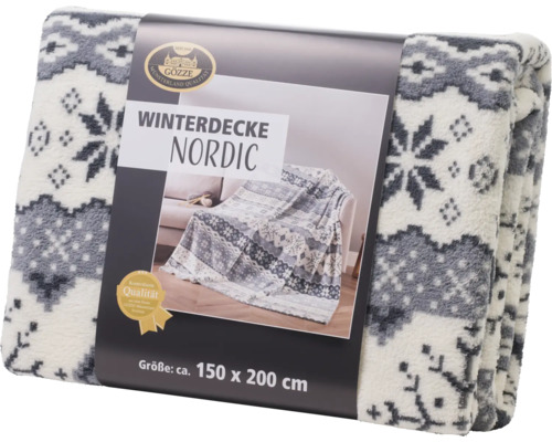 Winterdecke Nordic von Gözze, circa 150 x 200 cm