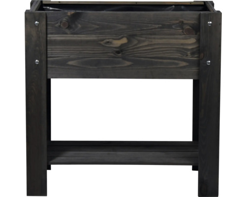 Hochbeet aus Holz mit Ablagefläche