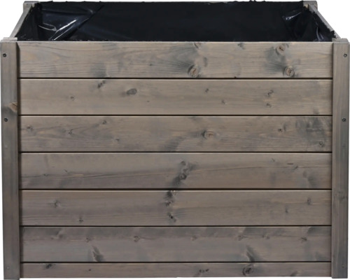 Holz Pflanzkasten mit Folie