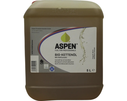 Bio-Kettensägenöl ASPEN 5 Liter Bio-Kettensägenöl ASPEN 5 Liter