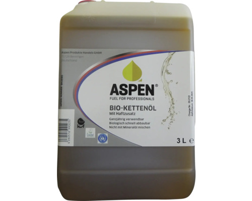 Bio-Kettensägenöl ASPEN 3 Liter