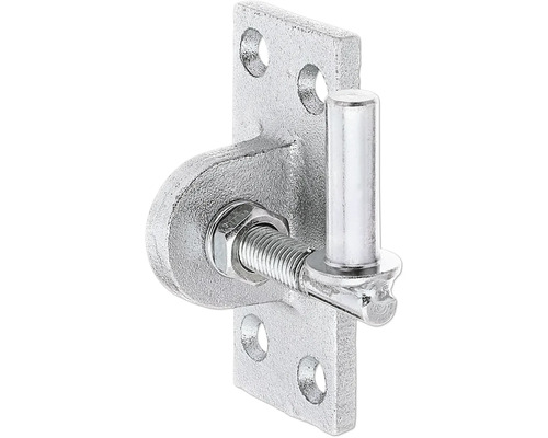 Kloben Typ D I verstellbar 13 x 105 x 45 mm galv. verzinkt, dickschichtpassiviert Verstellbares Kloben mit Platte für Gartentore