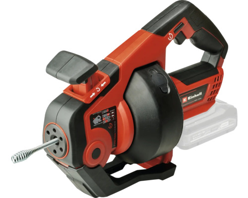 Akku-Rohrreiniger Einhell Power X-Change TE-DA 18/760 Li, ohne Akku und Ladegerät Einhell Rohrreinigungsgerät mit Spirale