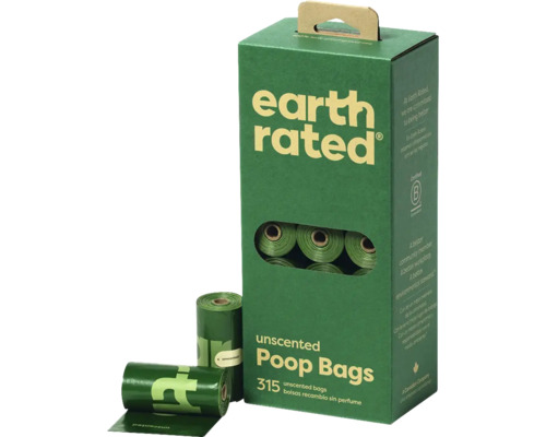 Erde bewertet Kotbeutel, 315 Stück, ohne Duft