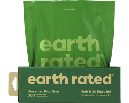 Earth Rated Hundebeutel, ohne Duft, 300 Stück