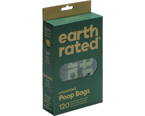 Kotbeutel earth rated 120 St mit Griff ca. 17 x 34 cm Kotbeutel earth rated 120 St mit Griff ca. 17 x 34 cm