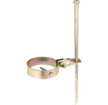 Erdungsblock mit Rohrschelle zur Befestigung von Rohren